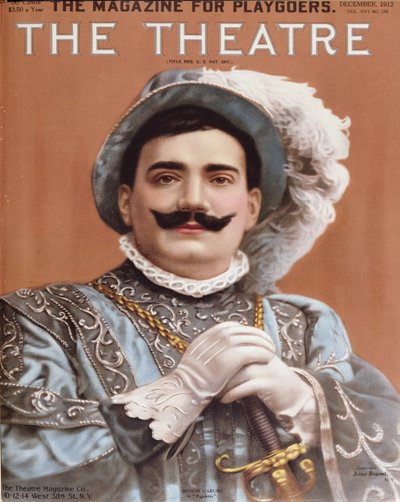 Plakát zobrazující Enrica Caruso (1873-1921) jako Rigoletto, 1912 od American School
