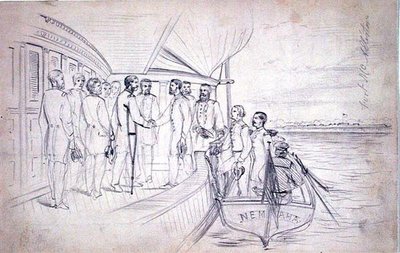 Přijetí generála Shermana generálem Fosterem na řece Ogeechee od American School