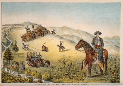 Reprezentace života v kravském táboře od American School