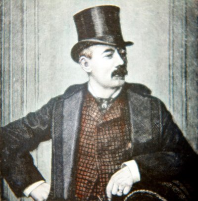 Richard K. Fox (barevné lito) od American School