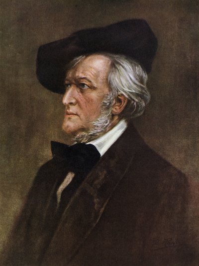 Richard Wagner (litografie) od American School