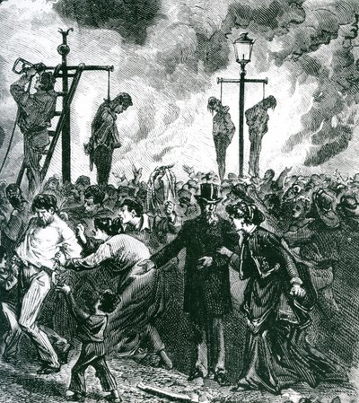 Nepokoje převládají během Velkého požáru Chicaga v roce 1871 od American School