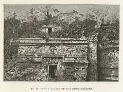 Ruiny paláce jeptišek, Yucatan od American School