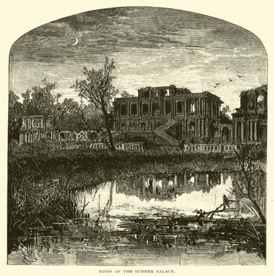 Ruiny letohrádku od American School