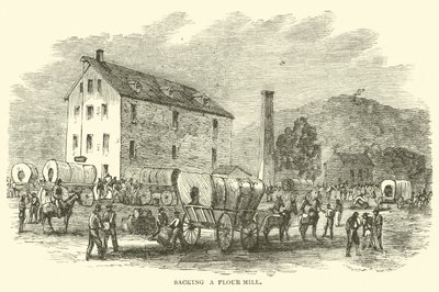 Vyhození mlýna, červenec 1864 od American School