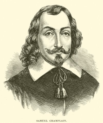 Samuel Champlain (rytina) od American School