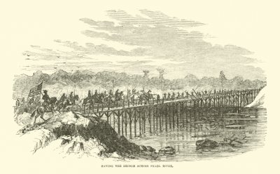 Záchrana mostu přes Pearl River, duben 1863 od American School