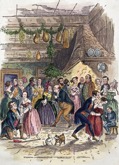 Scéna z Vánoční koledy od Charlese Dickense od American School
