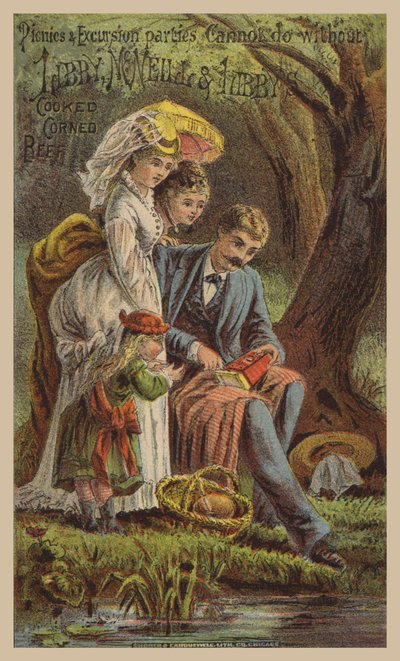 Posezení u řeky otevření Corned Beef od American School