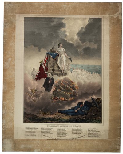 Vojáci sní o míru, 1864 od American School
