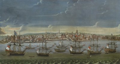 Southeast Prospect of the City of New York, c.1756-7 od American School
