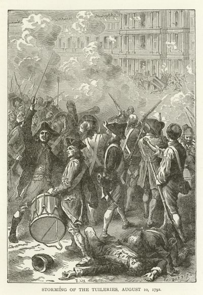 Storming of the Tuileries, 10. srpna 1792 od American School
