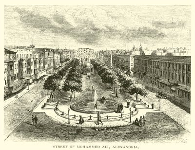 Ulice Mohammeda Aliho, Alexandrie od American School