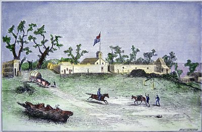 Sutterova pevnost od American School