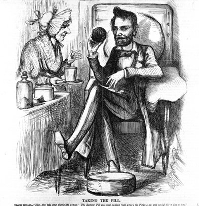 Taking the Pill, z Humors of War od American School