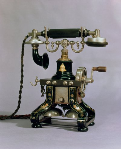 Telefon, National Telephone Service, USA, 1890 od American School
