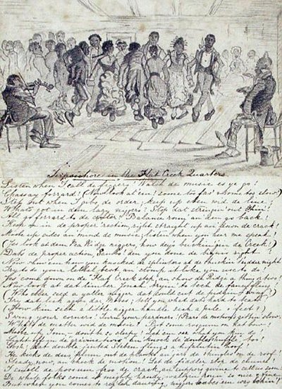 Terpsichore in The Flat Creek Quarters, Pea Ridge, cca 1860 (tužka na papíře) od American School
