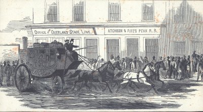 The Butterfield Overland Mail Coach, publikované v Harper