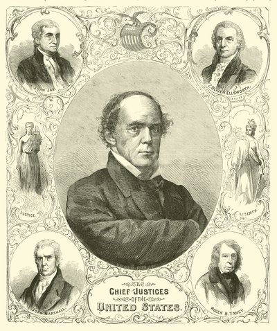 Hlavní soudci Spojených států, srpen 1864 od American School