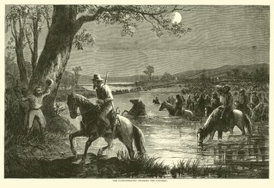 Konfederace překračující Potomac, září 1862 od American School