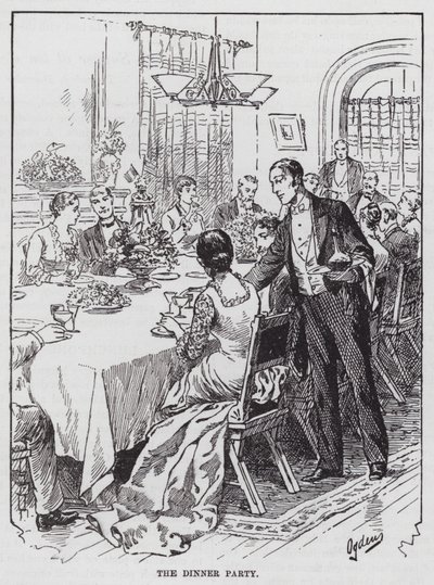 The Dinner Party (rytina) od American School