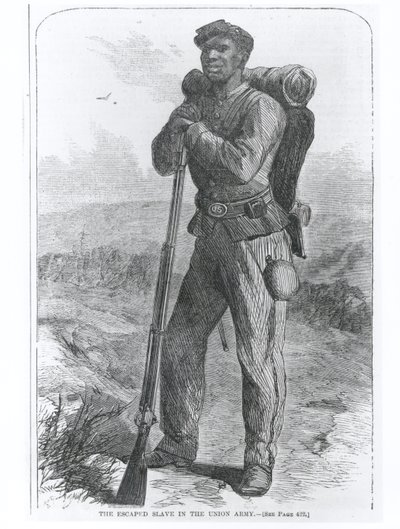 The Escaped Slave in the Union Army, z 