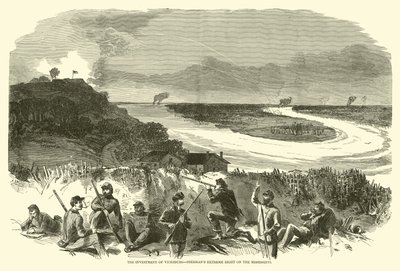 The Investment of Vicksburg, Shermans extrémní pravice na Mississippi, květen 1863 od American School