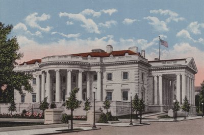 The Memorial Continental Hall, Washington DC (barevná litografie) od American School
