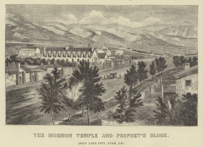 Mormonský chrám a blok proroků od American School