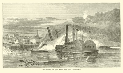 Královna Západu a Vicksburg, únor 1863 od American School