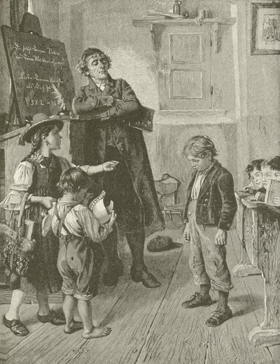 Bezohledný žák, z obrazu W Schutze od American School