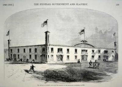 Republikánské ústředí „Wigwam“ v Chicagu od American School