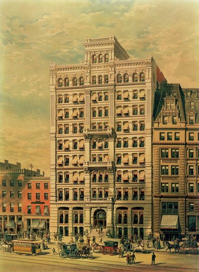 Budova Standard Oil Company, 26 Broadway, New York, hospoda. od Root and Tinker, 1886 od American School