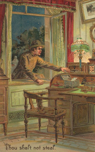 Desatero přikázání: (barevná litografie) od American School