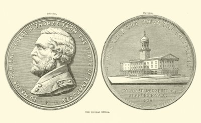 Thomasova medaile, říjen 1863 od American School