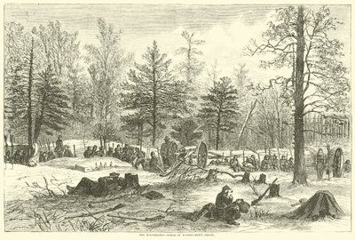 The Wilderness, scéna Wadsworthsovy smrti, květen 1864 od American School