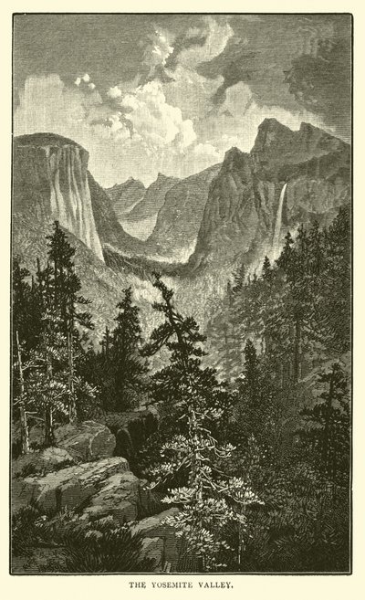Yosemitské údolí od American School