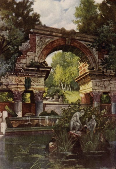 Zahrady Schonbrunn (barevné lito) od American School