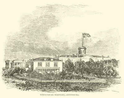 Teologický seminář, Gettysburg, červenec 1863 od American School