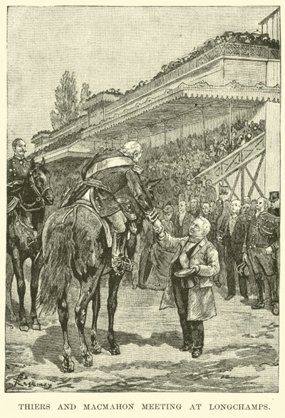 Setkání Thierse a Macmahona v Longchamps od American School