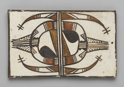 Dlaždice, vyrobená v Mesa, Arizona lidmi Hopi (hlína a klouzačka) od American School