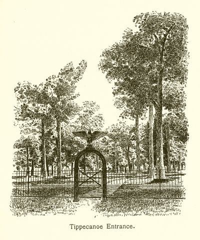 Vstup do Tippecanoe, generál William Henry Harrison od American School