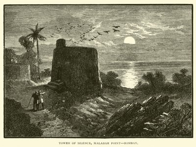 Věž ticha, Malabar Point, Bombaj od American School