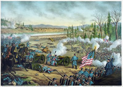 Občanská válka v USA: Bitva u Stone River, neboli 2. bitva u Murfreesboro, Tennessee, 31. prosinec od American School