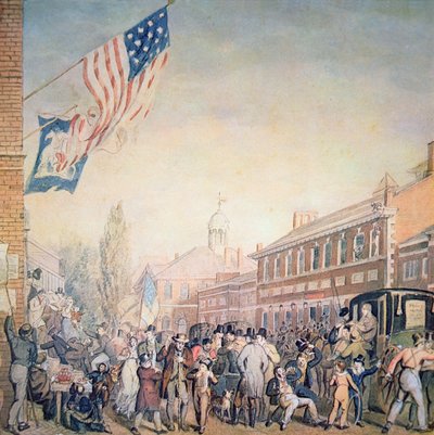 Hlasování ve Philadelphii od American School
