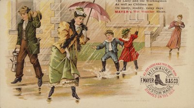 Chůze a skákání v dešti od American School