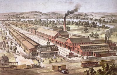 Wason Railroad Car Manufacturers, Springfield, Massachusetts od American School