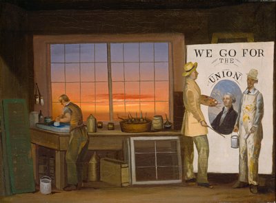 We Go for the Union, c.1840-1850 od American School