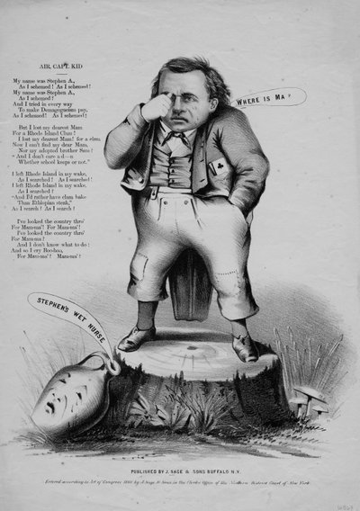 Where is Ma?, vydal Currer & Ives, New York, 1860 od American School