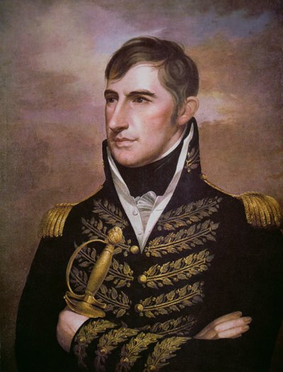 William Henry Harrison (1773-1841) (barevné lito) od American School